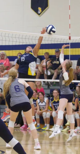 Ike volleyball falls at home